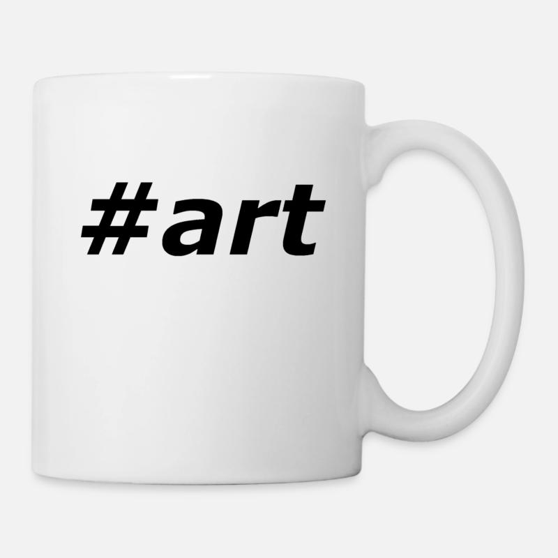 #art - Mug blanc - blanc