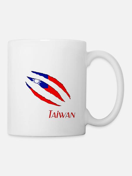 Taiwan claws tailwan - Tasse - Weiß