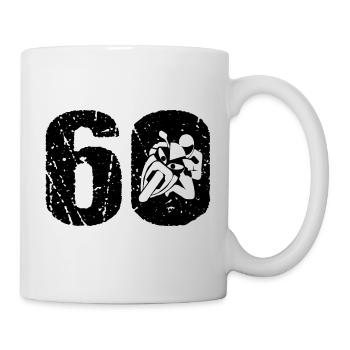 Motorcycle 60 Motorcyclist Moto - Mug - white - Right