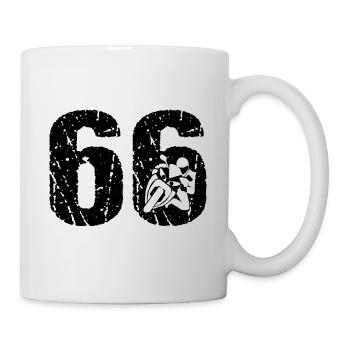 Motorcycle 66 Motorcyclist Moto - Mug - white - Right