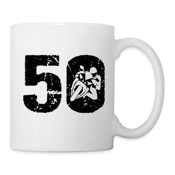 Motorcycle 50 Motorcyclist Moto - Mug - white - Right