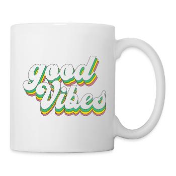 Good Vibes - Tasse - Weiß - Rechts