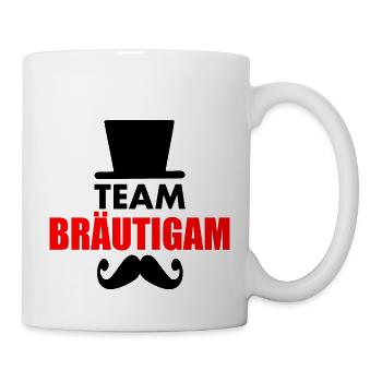 Team bräutigam - Tasse - Weiß - Rechts