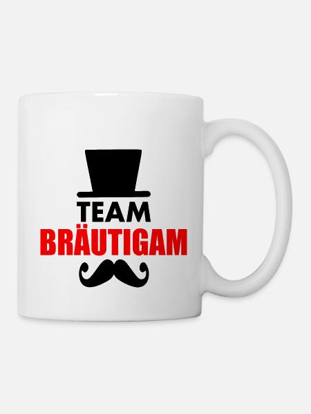 Team bräutigam - Tasse - Weiß