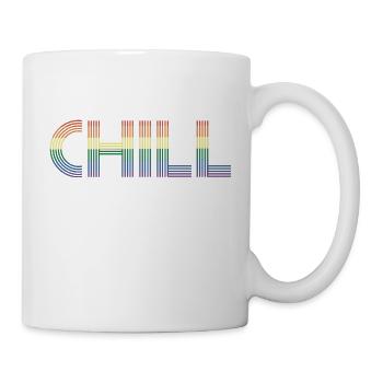 Chill - gay flag - lgbt chill - Mug - white - Right