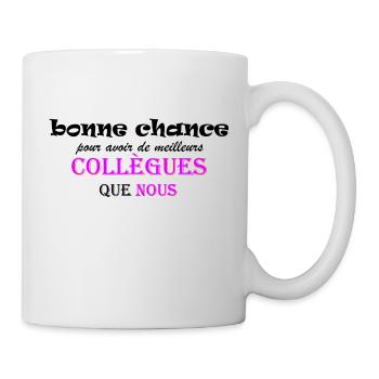 idée cadeau départ métier ou profession - Mug blanc - blanc - Droite