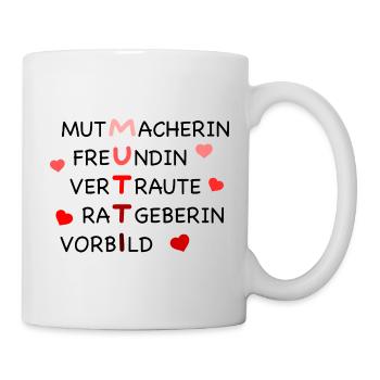 Mutti - für die beste Mutter der Welt - Tasse - Weiß - Rechts