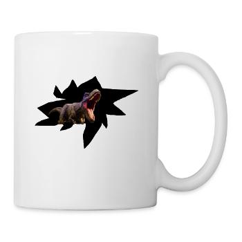 Dinosaure Attack - Mug blanc - blanc - Droite