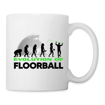 floorballspieler floorball-evolution unihockey - Tasse - Weiß - Rechts