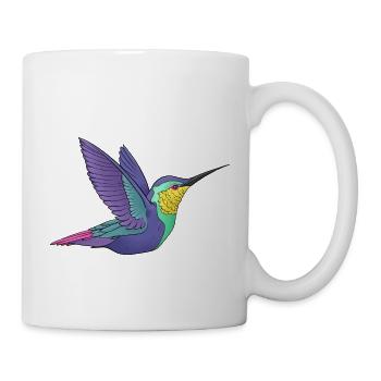Kolibri - Tasse - Weiß - Rechts