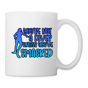 Vous n’êtes pas un plongeur à moins d’avoir frappé 3 - Mug blanc - blanc - Droite
