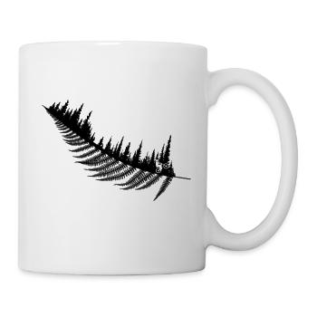 MTB Lifestyle - Wald Farn Wheely - Tasse - Weiß - Rechts