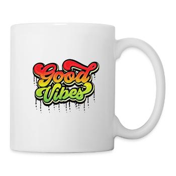 Good Vibes - Tasse - Weiß - Rechts