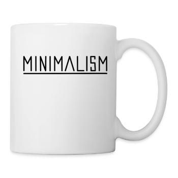 Minimalismus - Tasse - Weiß - Rechts