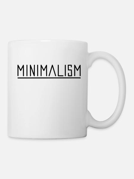 Minimalismus - Tasse - Weiß
