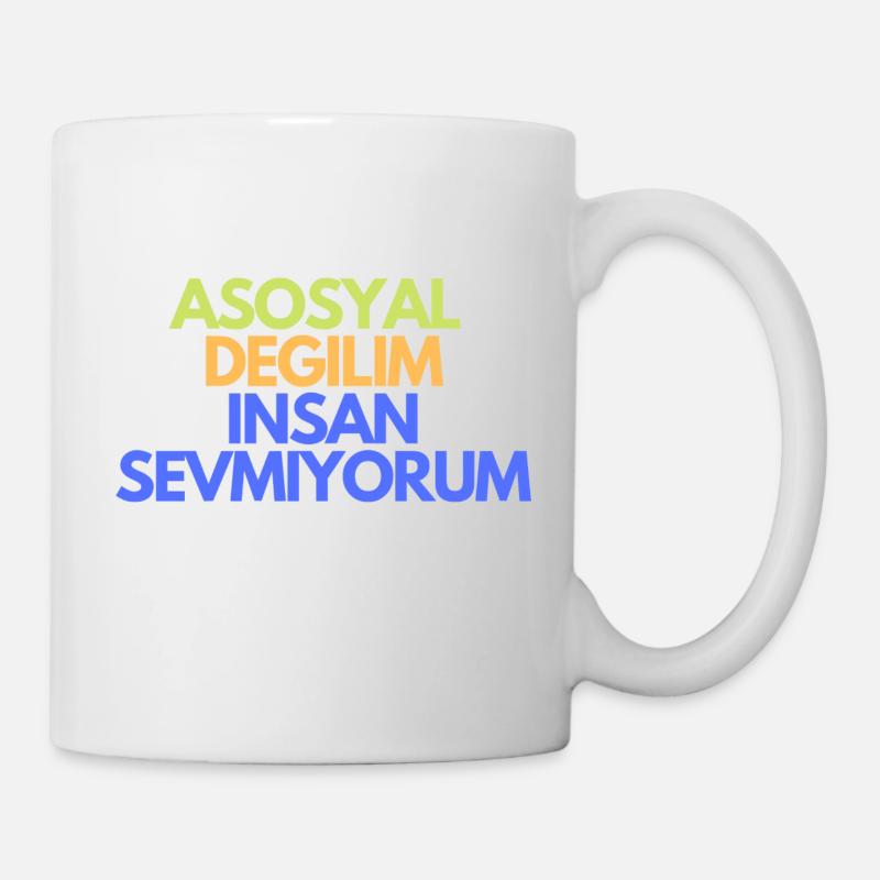 Insan Sevmiyorum turc - Mug blanc - blanc