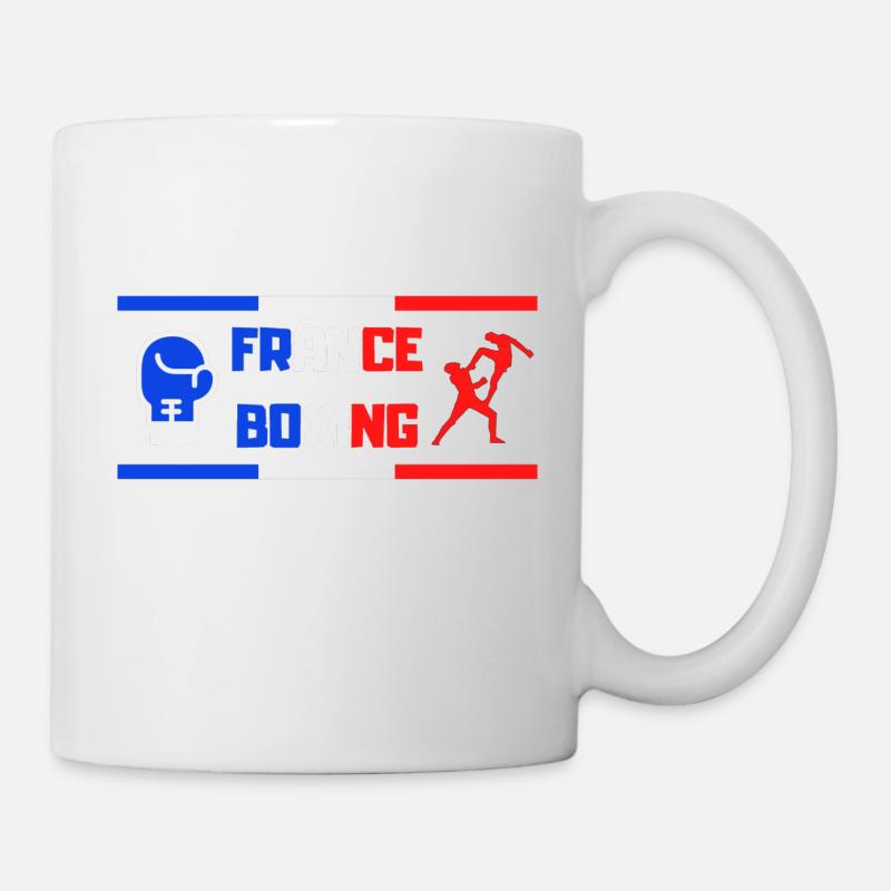 FRANCE BOXING MUAY - Mug blanc - blanc