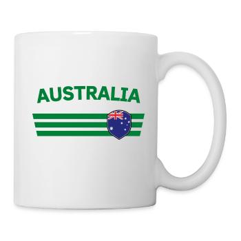 australia fan tshirt/trikot for global competition - Mug - white - Right