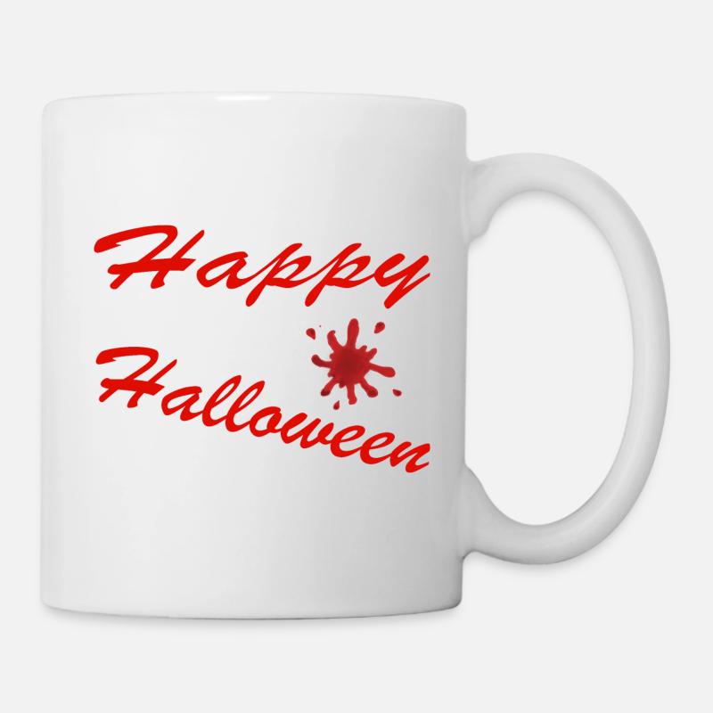 Happy Halloween Blutkleks - Tasse - Weiß