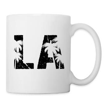 Los Angeles LA Palm Trees - Tasse - Weiß - Rechts