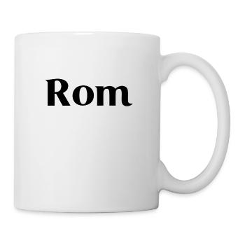 Rome - Noir - Mug blanc - blanc - Droite