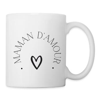 maman d'amour - Mug blanc - blanc - Droite
