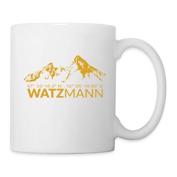 Watzmann GPS coordinates Latitude Longitude - Mug - white - Right