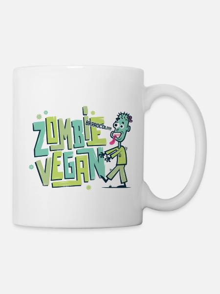 Zombie végan - Mug blanc - blanc