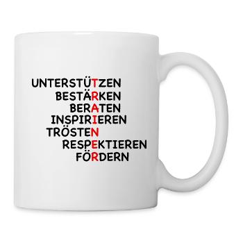 Trainer - Support und Förderung - Tasse - Weiß - Rechts