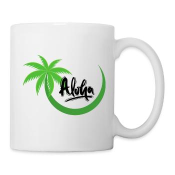 Aloha Palme - Tasse - Weiß - Rechts