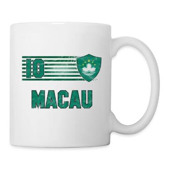 Macau Fußball Mannschaft - Tasse - Weiß - Rechts