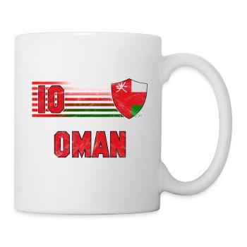 Oman Fußball Mannschaft - Tasse - Weiß - Rechts
