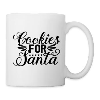 Cookies For Santa - Weihnachten - Tasse - Weiß - Rechts