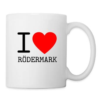 Deutschland I love Rödermark Bundesland Hessen - Tasse - Weiß - Rechts