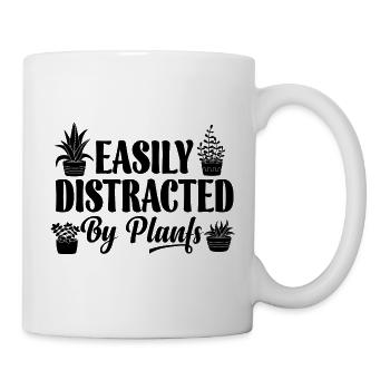 Easily Distracted By Plants - Mug - white - Right