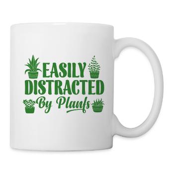 Easily Distracted By Plants - Mug - white - Right