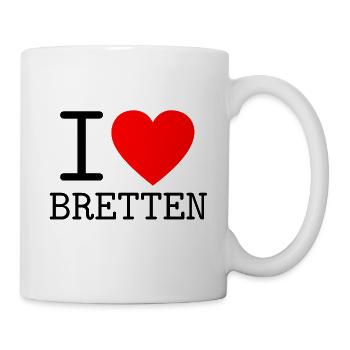 Deutschland I love Bretten Baden-Württemberg - Tasse - Weiß - Rechts