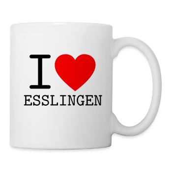 Deutschland I love Esslingen Baden-Württemberg - Tasse - Weiß - Rechts