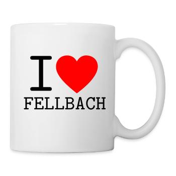 Deutschland I love Fellbach Baden-Württemberg - Tasse - Weiß - Rechts