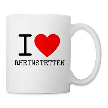Deutschland I love Rheinstetten Baden-Württemberg - Tasse - Weiß - Rechts