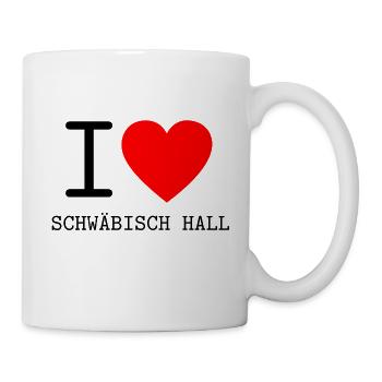Deutschland I love Schwäbisch Hall Baden-Württemb - Tasse - Weiß - Rechts
