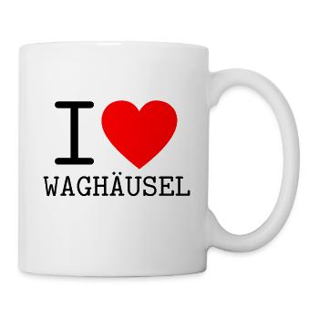 Deutschland I love Waghäusel Baden-Württemberg - Tasse - Weiß - Rechts