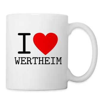 Deutschland I love Wertheim Baden-Württemberg - Tasse - Weiß - Rechts