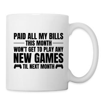 Videospiel-Liebhaber Gamer Gaming Lustiges Sprichwort - Tasse - Weiß - Rechts