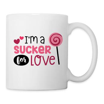 I m a sucker for Love Valentines Day - Mug - white - Right