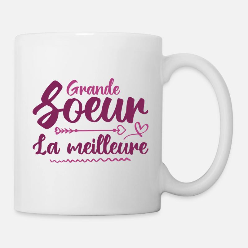 Meilleure grande sœur - Mug blanc - blanc