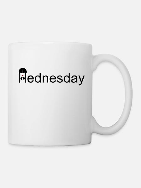 Mittwoch Head - Tasse - Weiß