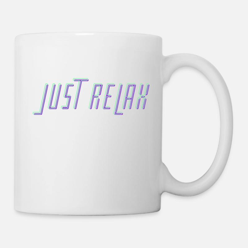 Détendez-vous - Mug blanc - blanc