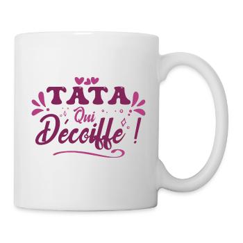 Meilleure Tata Qui Décoiffe, Idée Cadeau Tata - Mug blanc - blanc - Droite