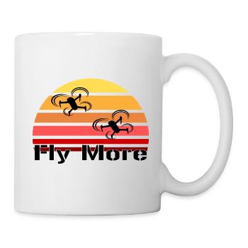 Fly More - Tasse - Weiß - Rechts